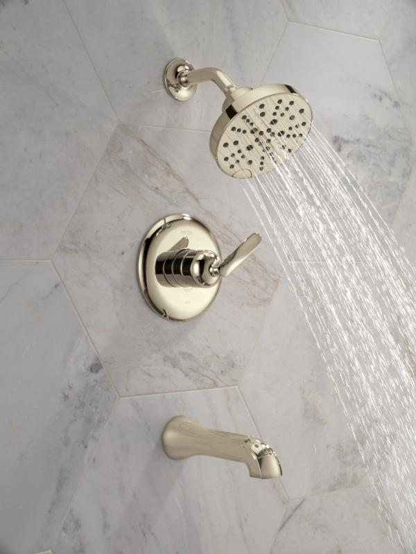 DELTA Bonacci 14 Series Tub Shower Trim — Lumicoat® Polished Nickel