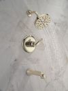 DELTA Bonacci 14 Series Tub Shower Trim — Lumicoat® Polished Nickel