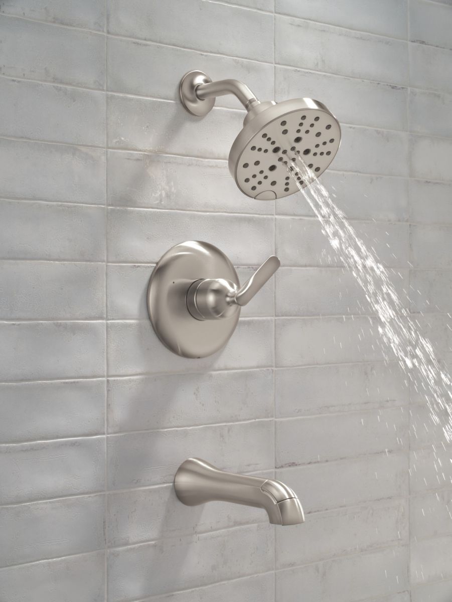 DELTA Bonacci 14 Series Tub Shower Trim — Lumicoat® Stainless