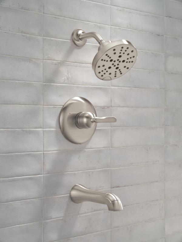 DELTA Bonacci 14 Series Tub Shower Trim — Lumicoat® Stainless