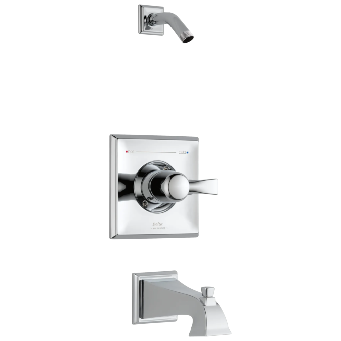 DELTA Dryden Monitor 14 Series Tub & Shower Trim - Less Head — Chrome