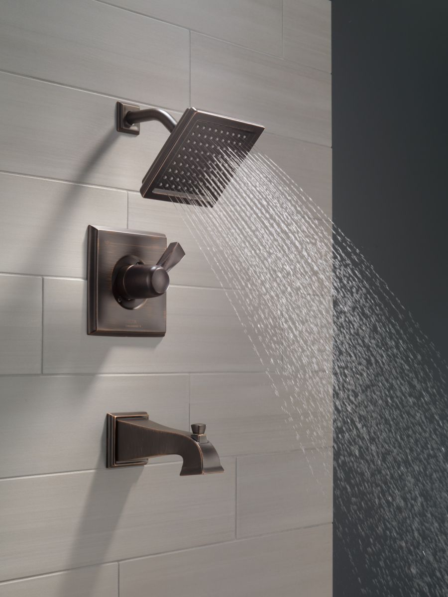 DELTA Dryden Monitor 14 Series Tub & Shower Trim — Venetian Bronze