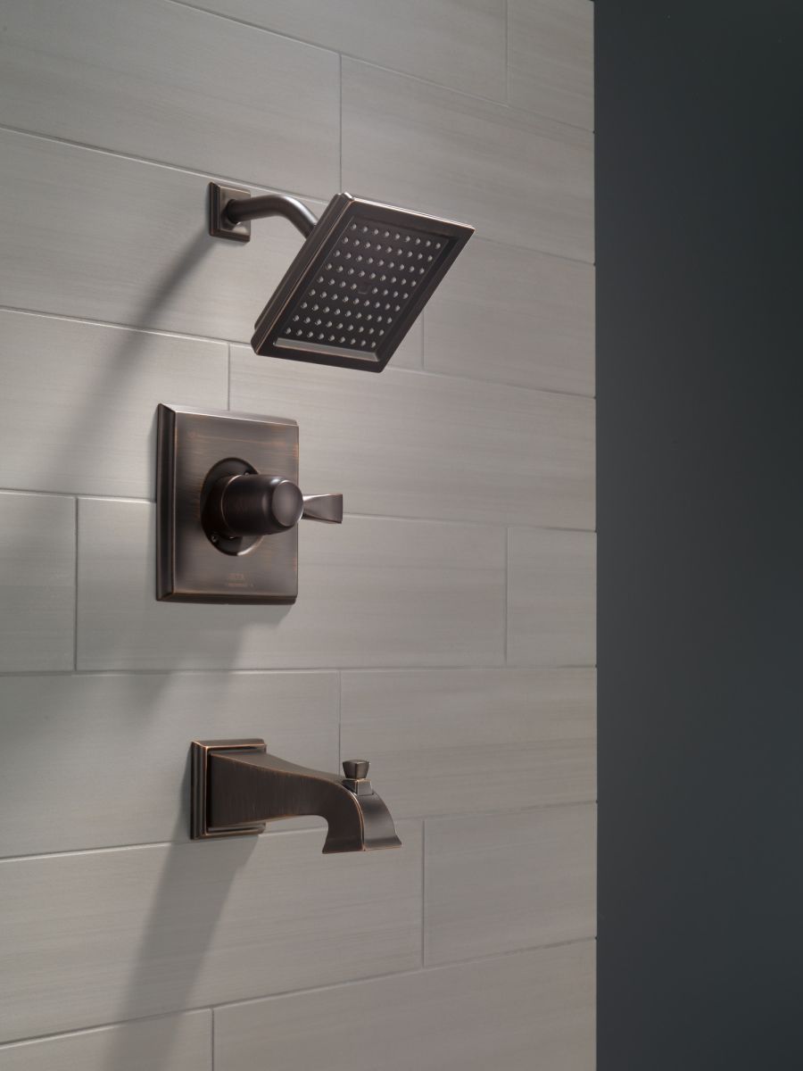 DELTA Dryden Monitor 14 Series Tub & Shower Trim — Venetian Bronze