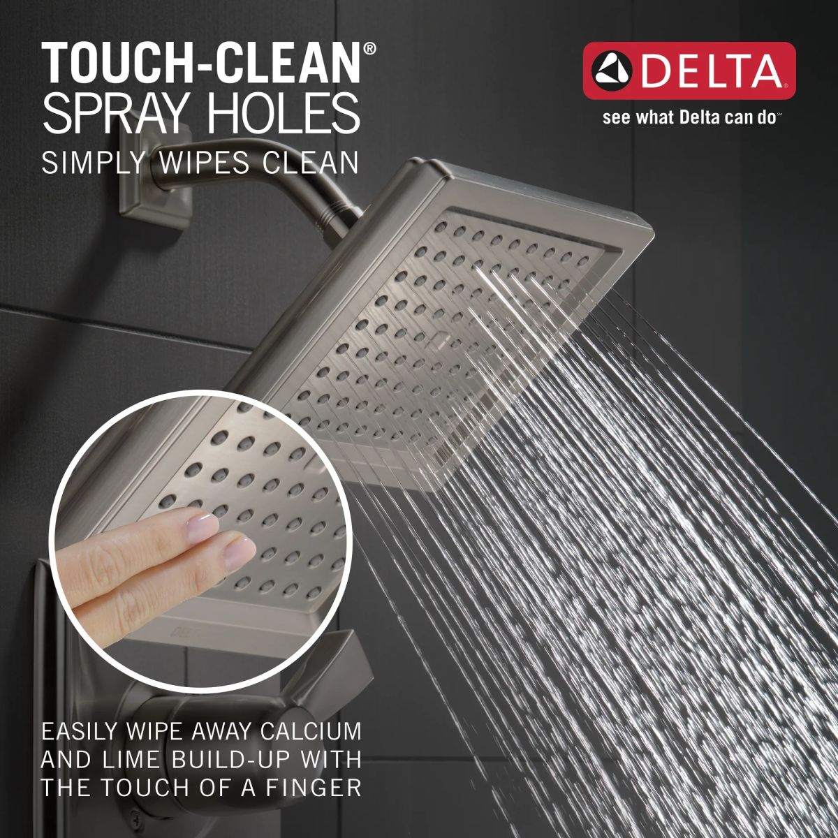 DELTA Dryden Monitor 14 Series Tub & Shower Trim — Stainless