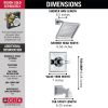DELTA Dryden Monitor 14 Series Tub & Shower Trim — Chrome