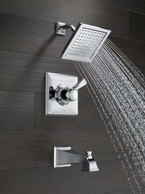 DELTA Dryden Monitor 14 Series Tub & Shower Trim — Chrome