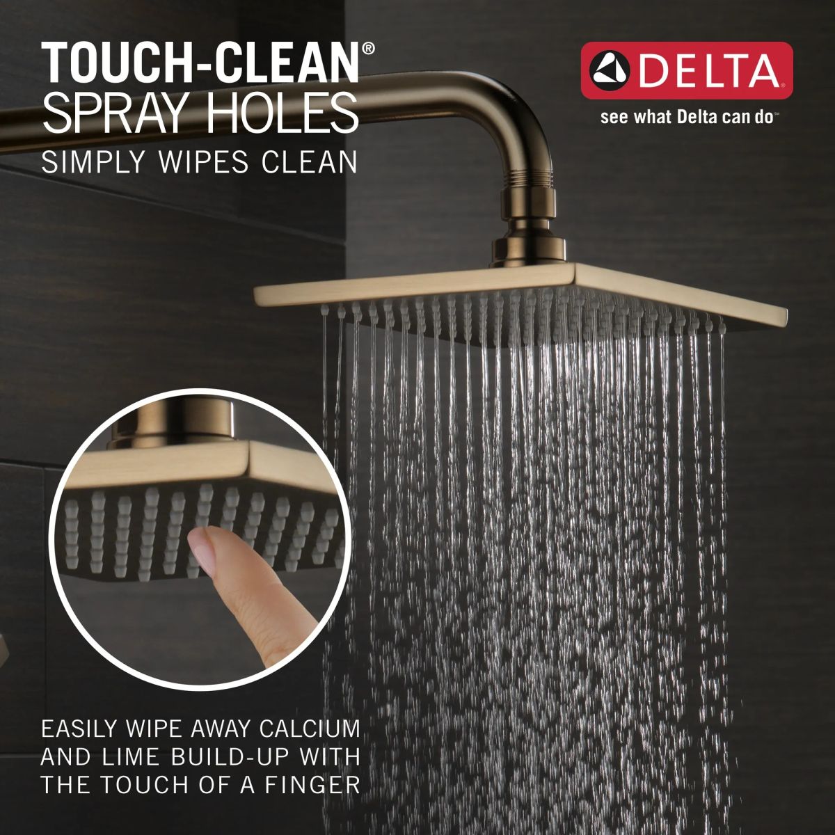 DELTA Vero Monitor 14 Series Tub & Shower Trim — Champagne Bronze