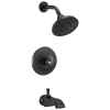 DELTA Dorval Monitor 14 Series Shower Trim - Less Handle — Matte Black