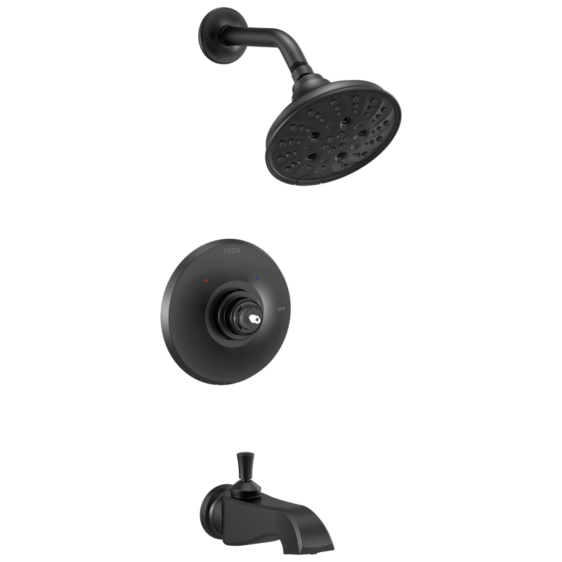 DELTA Dorval Monitor 14 Series Shower Trim - Less Handle — Matte Black