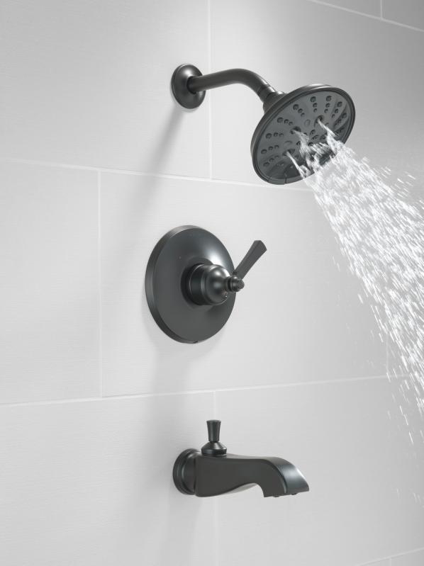 DELTA Dorval Monitor 14 Series Shower Trim - Less Handle — Matte Black