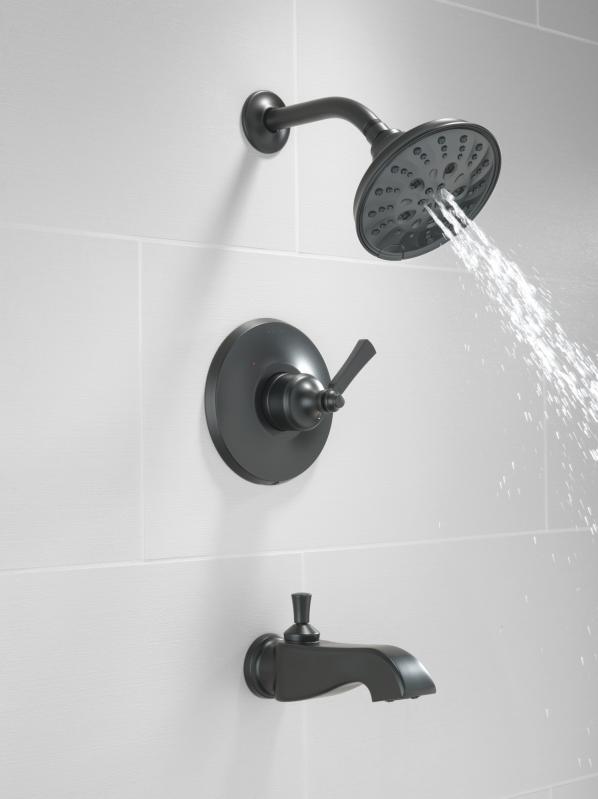 DELTA Dorval Monitor 14 Series Shower Trim - Less Handle — Matte Black