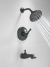 DELTA Dorval Monitor 14 Series Shower Trim - Less Handle — Matte Black