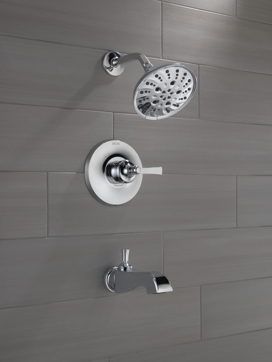 DELTA Dorval Monitor 14 Series Shower Trim - Less Handle — Chrome