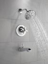 DELTA Dorval Handle - Volume FM Tub Filler/ 14S — Chrome