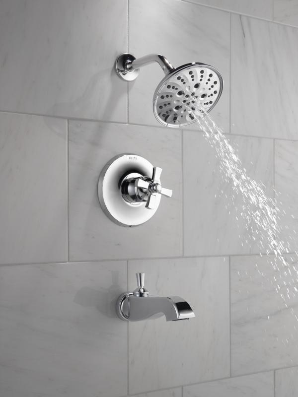 DELTA Dorval Monitor 14 Series Shower Trim - Less Handle — Chrome