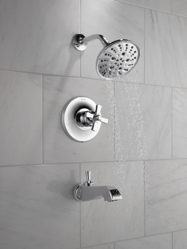 DELTA Dorval Monitor 14 Series Shower Trim - Less Handle — Chrome