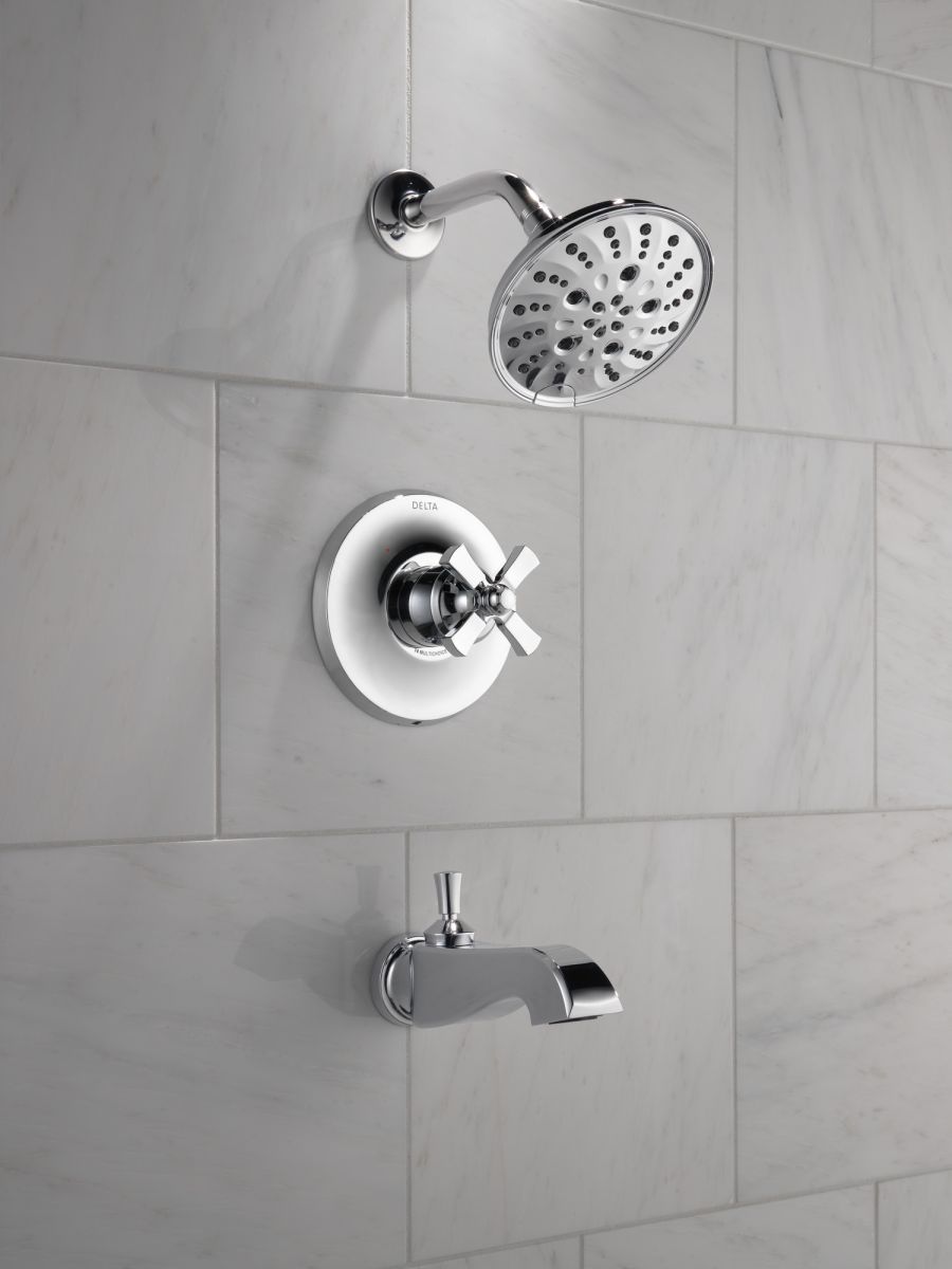 DELTA Dorval Monitor 14 Series Shower Trim - Less Handle — Chrome