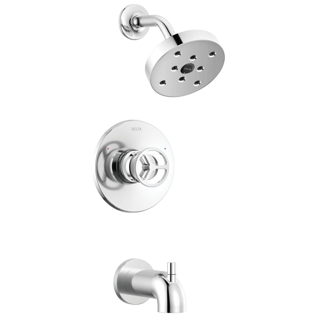 DELTA Trinsic H2OKINETIC Tub Shower Trim — Chrome