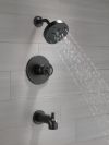 DELTA Trinsic H2OKINETIC Tub Shower Trim — Matte Black