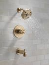 DELTA Trinsic H2OKINETIC Tub Shower Trim — Champagne Bronze