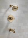 DELTA Trinsic H2OKINETIC Tub Shower Trim — Champagne Bronze