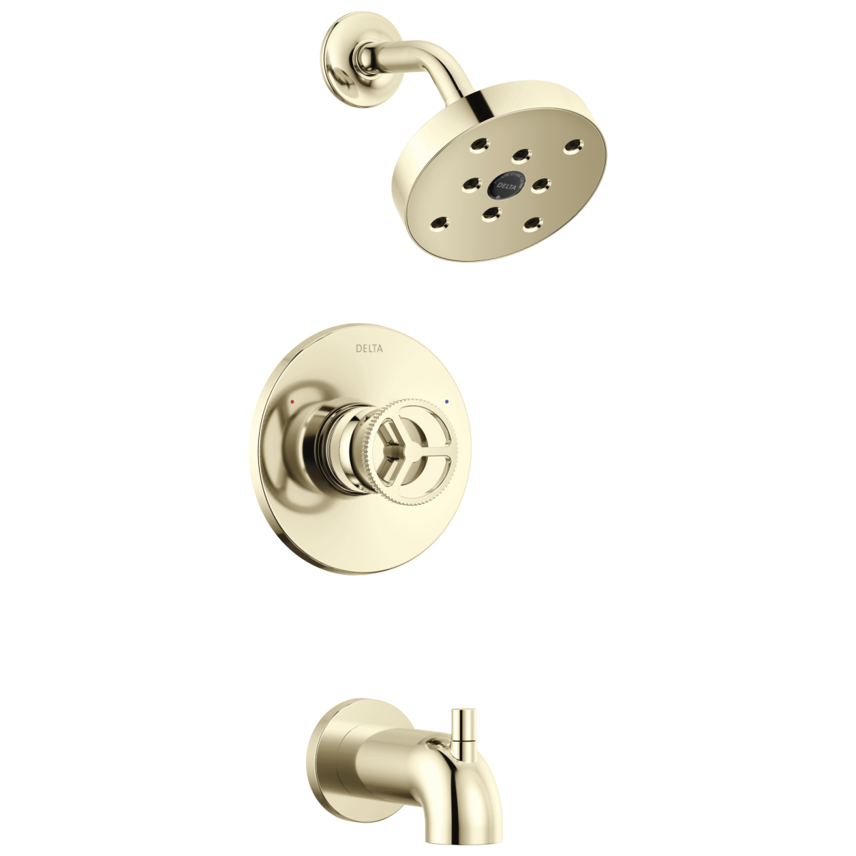 DELTA Trinsic H2OKINETIC Tub Shower Trim — Polished Nickel