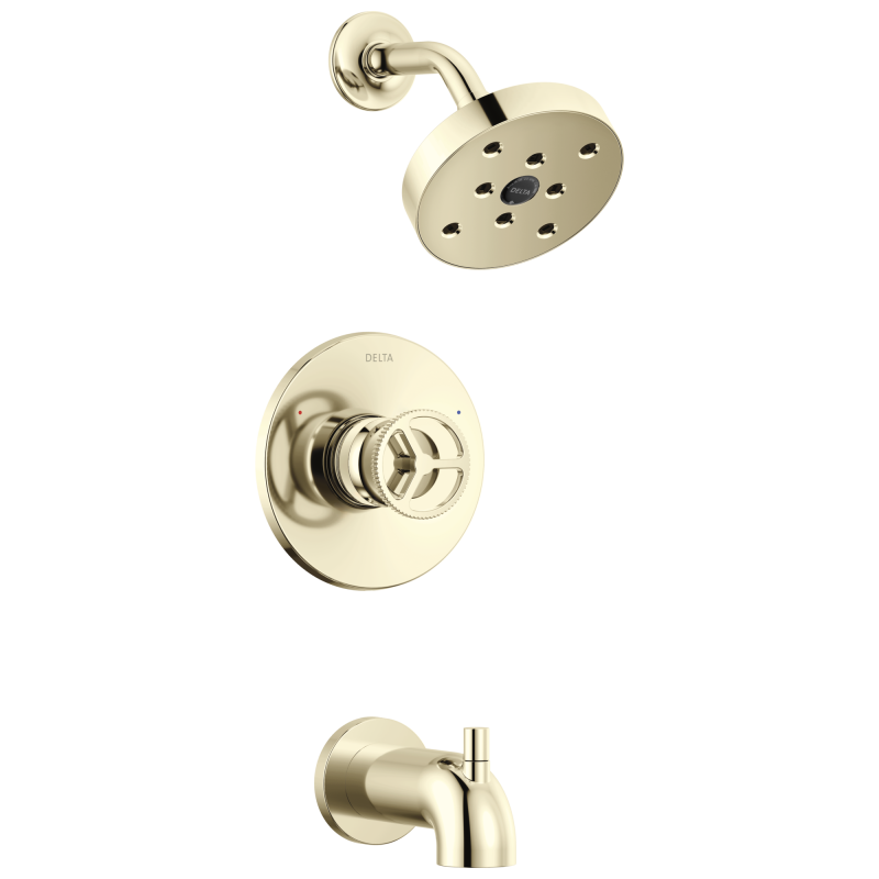 DELTA Trinsic H2OKINETIC Tub Shower Trim — Polished Nickel
