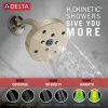 DELTA Trinsic H2OKINETIC Tub Shower Trim — Polished Nickel