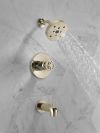 DELTA Trinsic H2OKINETIC Tub Shower Trim — Polished Nickel