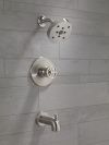 DELTA Trinsic H2OKINETIC Tub Shower Trim — Stainless