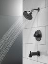 DELTA Trinsic Monitor 14 Series Tub & Shower Trim - Less Head — Matte Black
