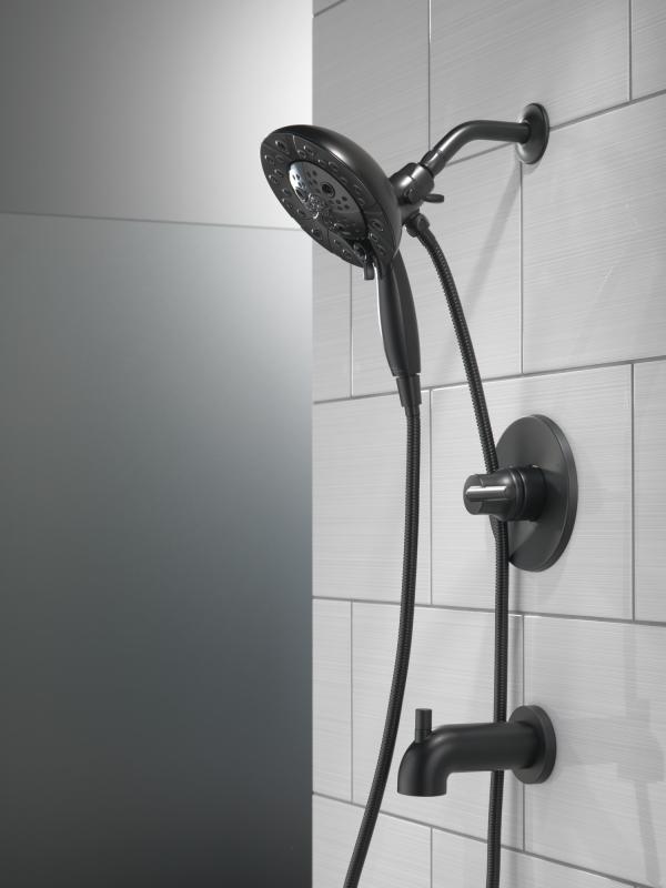DELTA Trinsic Monitor 14 Series Tub & Shower Trim - Less Head — Matte Black