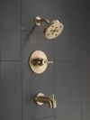 DELTA Trinsic Monitor 14 Series H2OKINETIC Tub & Shower Trim — Champagne Bronze