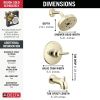 DELTA Trinsic Monitor 14 Series H2OKINETIC Single Handle Tub & Shower Trim — Polished Nickel