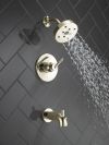 DELTA Trinsic Monitor 14 Series H2OKINETIC Single Handle Tub & Shower Trim — Polished Nickel