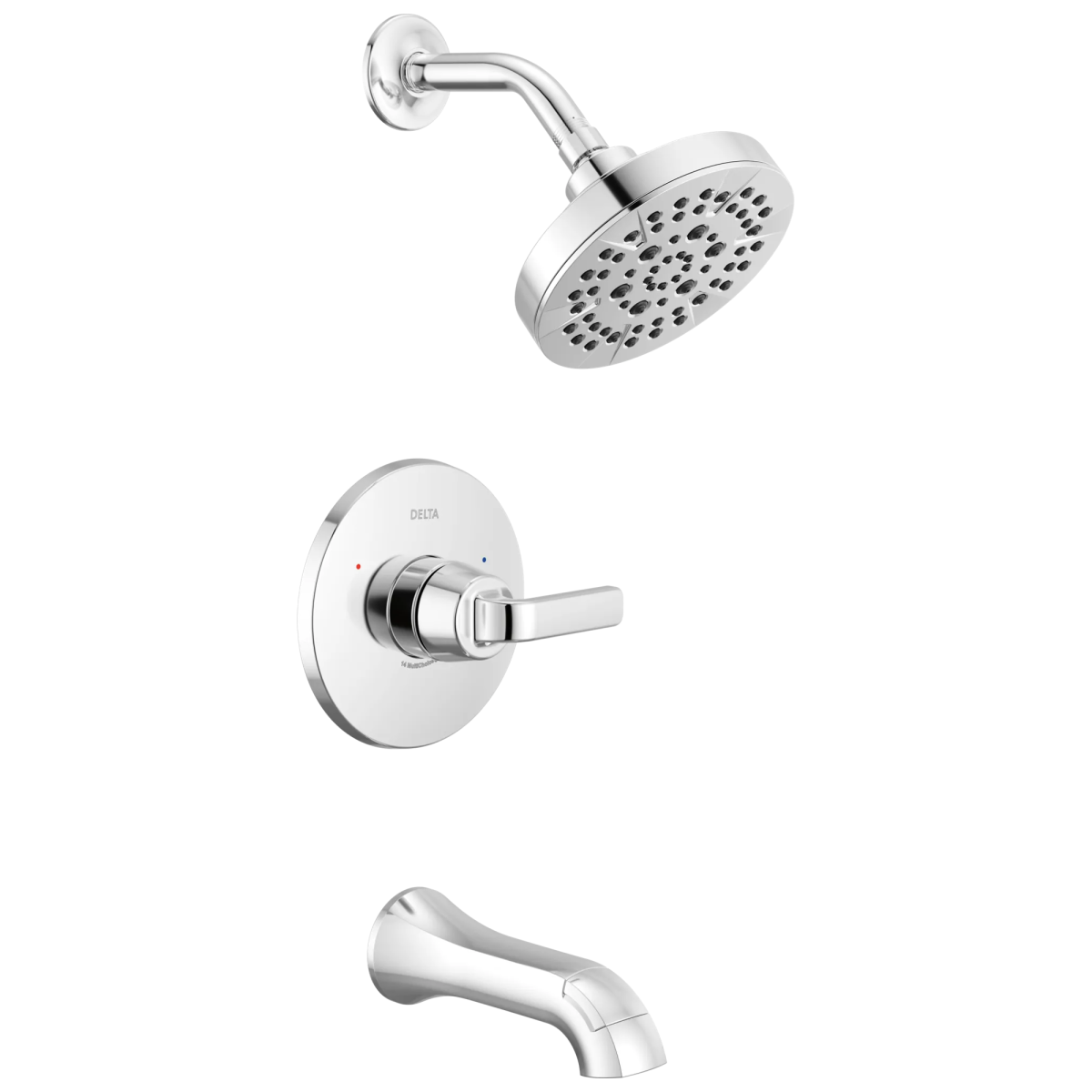 DELTA Lineax Monitor 14 Series Tub & Shower Trim — Chrome