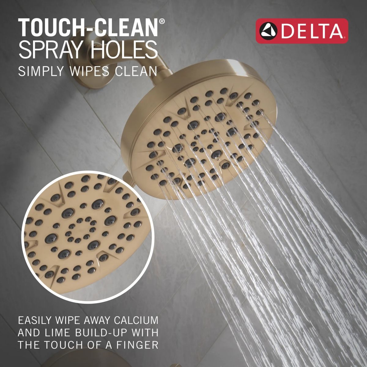 DELTA Lineax Monitor 14 Series Tub & Shower Trim — Champagne Bronze