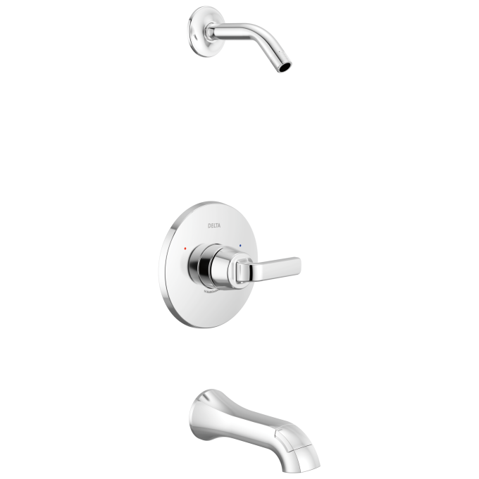 DELTA Lineax Monitor 14 Series Tub & Shower Trim Less Head — Chrome