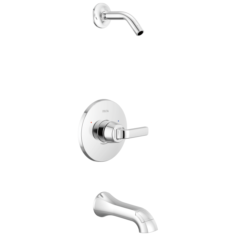 DELTA Lineax Monitor 14 Series Tub & Shower Trim Less Head — Chrome