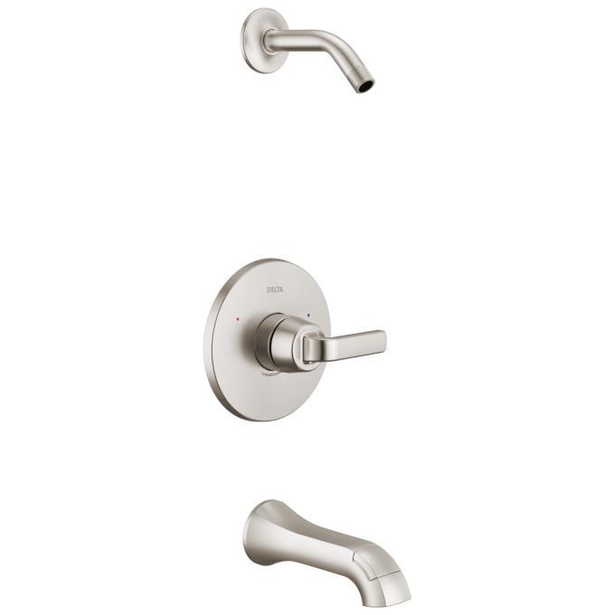 DELTA Lineax Monitor 14 Series Tub & Shower Trim Less Head — Stainless