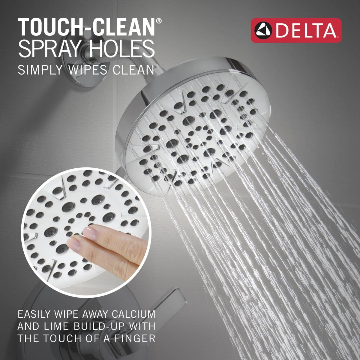 DELTA Lineax Monitor 14 Series Tub & Shower Trim — Chrome