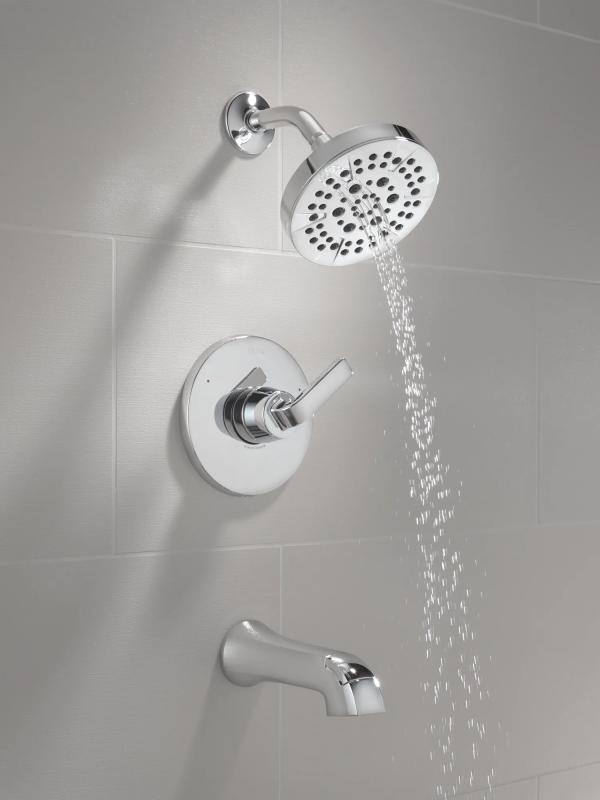 DELTA Lineax Monitor 14 Series Tub & Shower Trim — Chrome