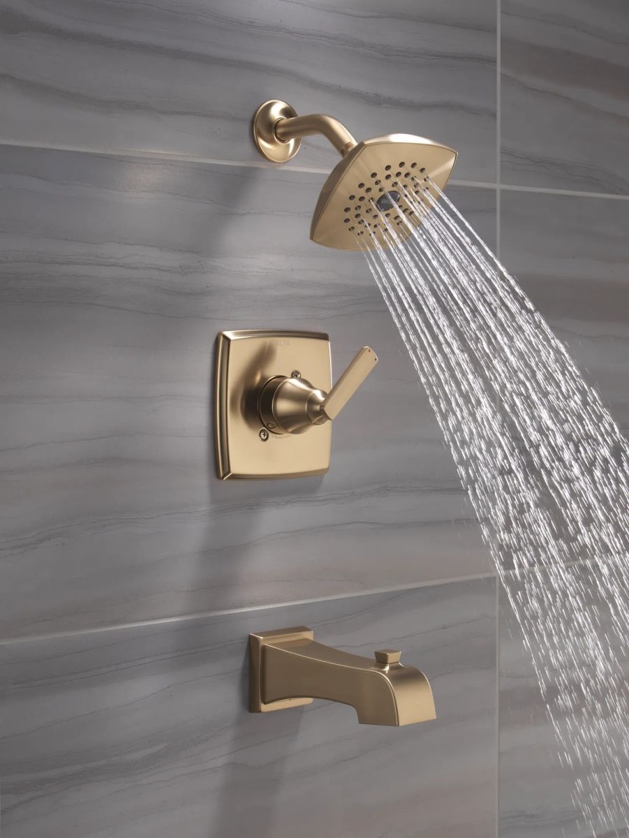 DELTA Ashlyn Monitor 14 Series Tub and Shower Trim — Champagne Bronze