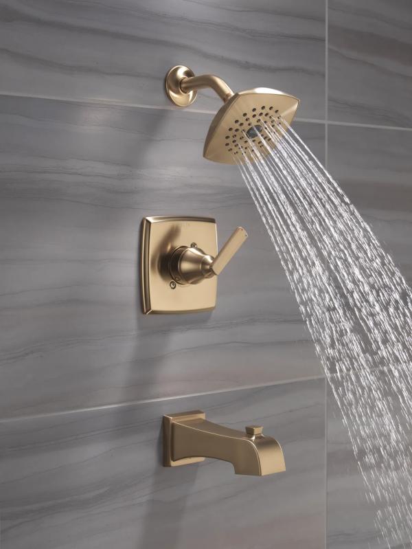 DELTA Ashlyn Monitor 14 Series Tub and Shower Trim — Champagne Bronze