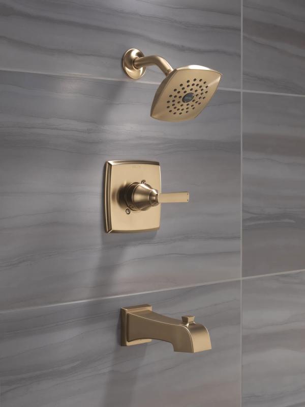 DELTA Ashlyn Monitor 14 Series Tub and Shower Trim — Champagne Bronze