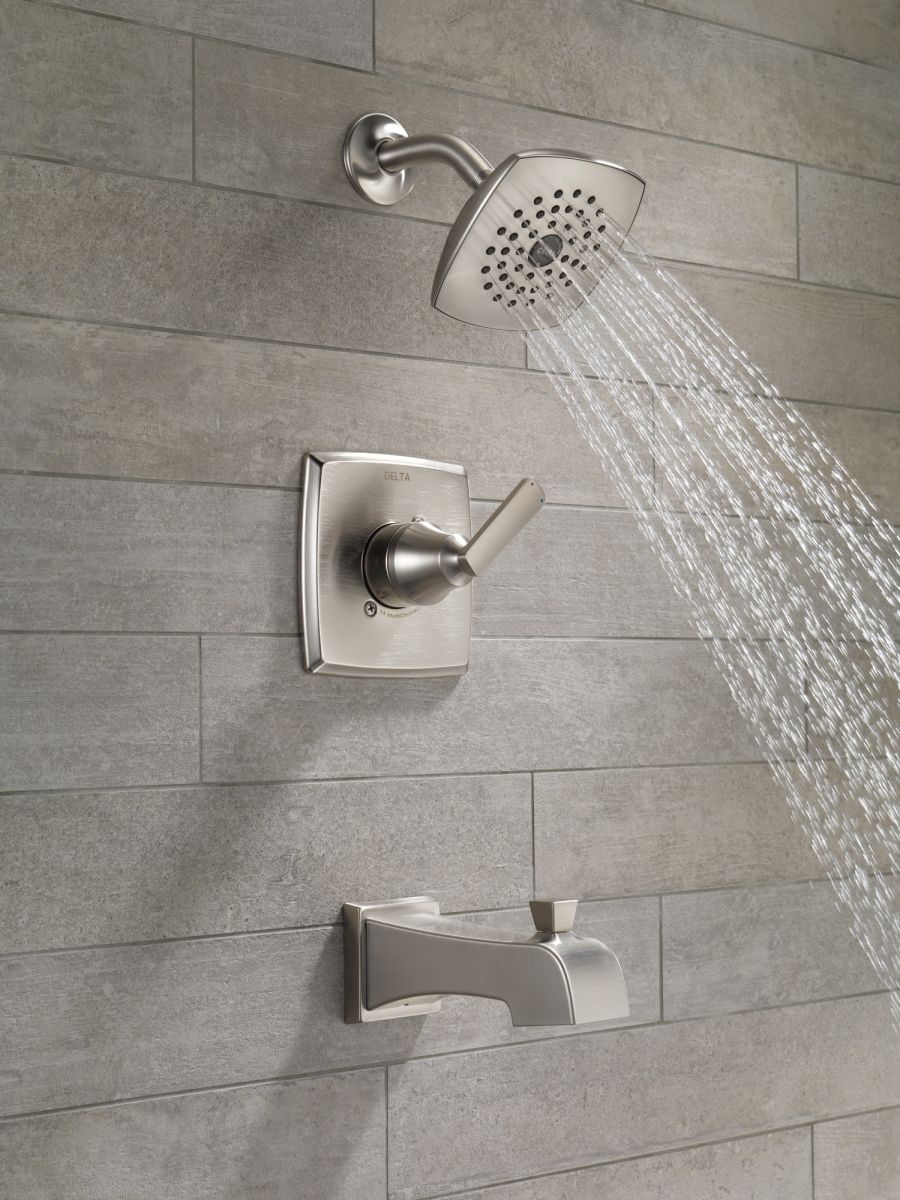 DELTA Ashlyn Monitor 14 Series Tub & Shower Trim — Stainless