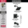 DELTA Ara Monitor 14 Series H2OKINETIC Tub & Shower Trim — Matte Black