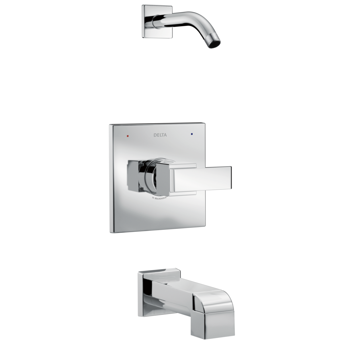 DELTA Ara Monitor 14 Series Tub & Shower Trim - Less Head — Chrome