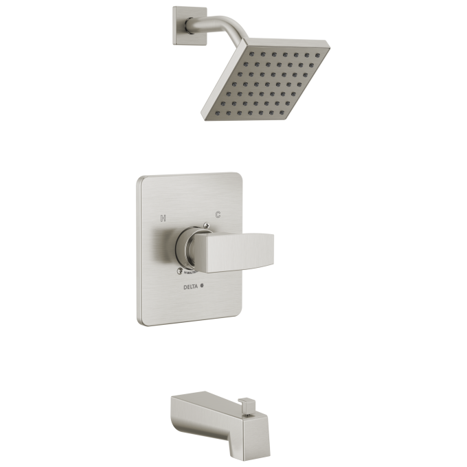 DELTA Modern Monitor 14 Series Tub & Shower Trim — Stainless