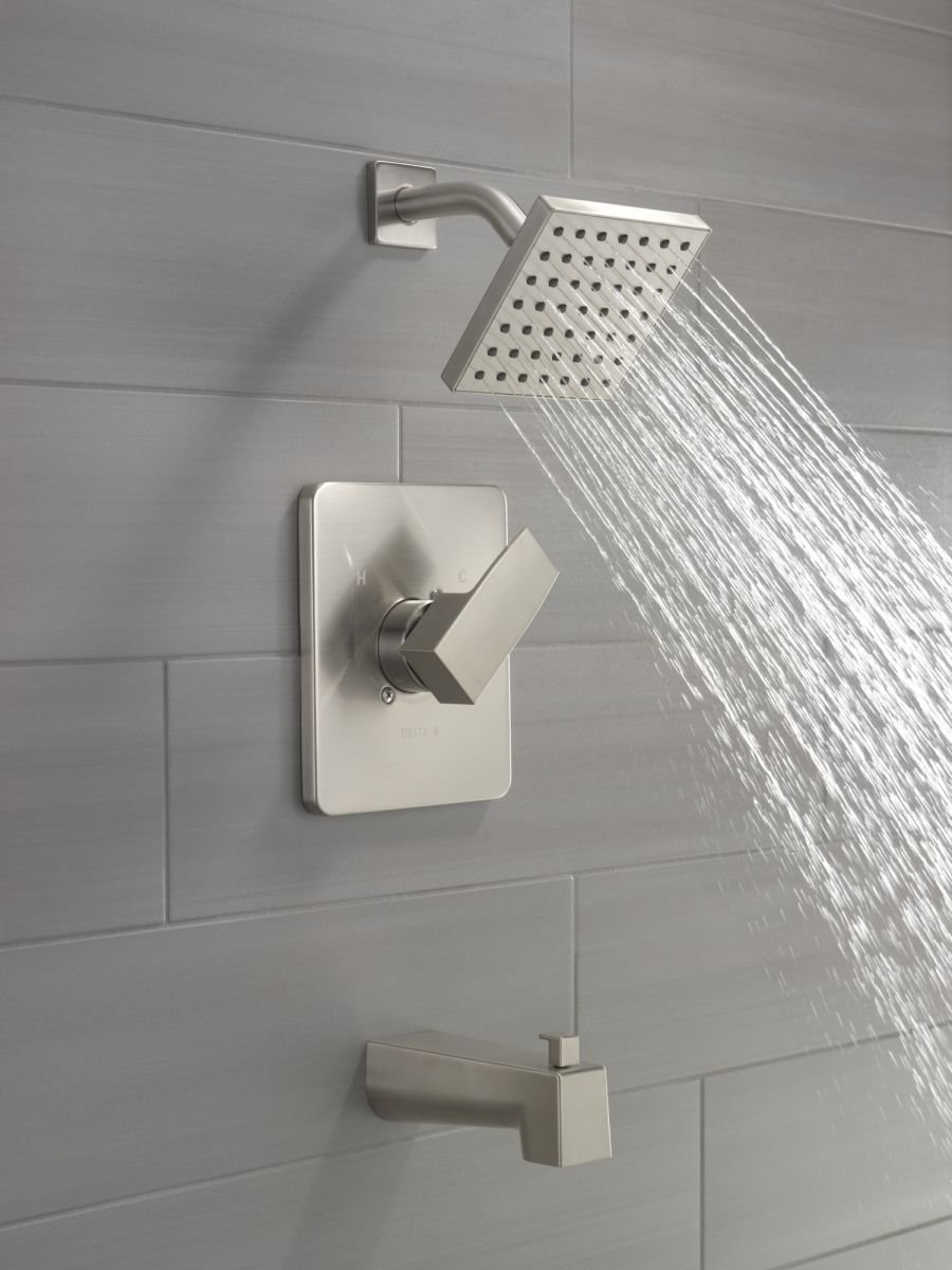 DELTA Modern Monitor 14 Series Tub & Shower Trim — Stainless